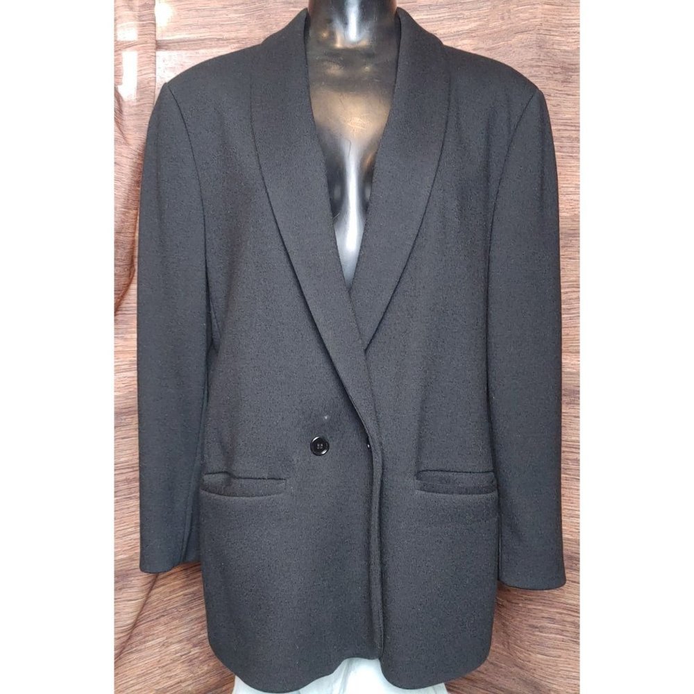 Bleyle Black 2-Button Jacket Blazer Size 12